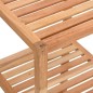 vidaXL Estantería de baño madera maciza nogal 36x36x112 cm vidaXL Estantería de baño madera maciza nogal 36x36x112 cm