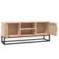 vidaXL Mueble de TV hierro y madera contrachapada 105x30x45 cm vidaXL Mueble de TV hierro y madera contrachapada 105x30x45 cm