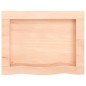 vidaXL Estante de pared madera maciza roble sin tratar 40x30x(2-4) cm vidaXL Estante de pared madera maciza roble sin tratar 40x30x(2-4) cm