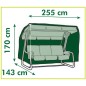 Nature Funda de muebles de jardín para sillón columpio 255x170x143 cm Nature Funda de muebles de jardín para sillón columpio 255x170x143 cm