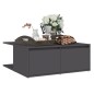 vidaXL Mesa de centro madera contrachapada gris 80x80x31 cm vidaXL Mesa de centro madera contrachapada gris 80x80x31 cm
