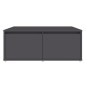 vidaXL Mesa de centro madera contrachapada gris 80x80x31 cm vidaXL Mesa de centro madera contrachapada gris 80x80x31 cm