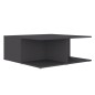 vidaXL Mesa de centro madera contrachapada gris 80x80x31 cm vidaXL Mesa de centro madera contrachapada gris 80x80x31 cm