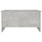 vidaXL Mesa centro madera contrachapada gris hormigón 80x55,5x41,5 cm vidaXL Mesa centro madera contrachapada gris hormigón 80x55,5x41,5 cm