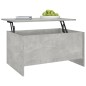 vidaXL Mesa centro madera contrachapada gris hormigón 80x55,5x41,5 cm vidaXL Mesa centro madera contrachapada gris hormigón 80x55,5x41,5 cm
