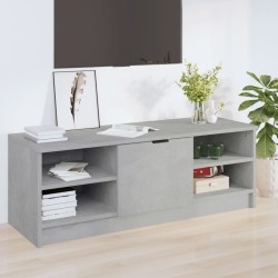 vidaXL Mueble de TV madera contrachapada gris hormigón 102x35,5x36,5cm