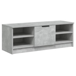 vidaXL Mueble de TV madera contrachapada gris hormigón 102x35,5x36,5cm