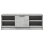 vidaXL Mueble de TV madera contrachapada gris hormigón 102x35,5x36,5cm