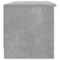 vidaXL Mueble de TV madera contrachapada gris hormigón 102x35,5x36,5cm