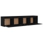 vidaXL Armarios de pared 2 uds madera maciza de pino negro 80x30x35 cm vidaXL Armarios de pared 2 uds madera maciza de pino negro 80x30x35 cm