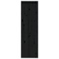 vidaXL Armarios de pared 2 uds madera maciza pino negro 30x30x100 cm vidaXL Armarios de pared 2 uds madera maciza pino negro 30x30x100 cm