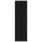 vidaXL Armarios de pared 2 uds madera maciza pino negro 30x30x100 cm vidaXL Armarios de pared 2 uds madera maciza pino negro 30x30x100 cm