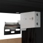 vidaXL Armarios de pared 2 uds madera maciza pino negro 30x30x100 cm vidaXL Armarios de pared 2 uds madera maciza pino negro 30x30x100 cm