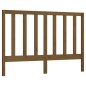 vidaXL Cabecero de cama madera maciza de pino marrón miel 126x4x100 cm vidaXL Cabecero de cama madera maciza de pino marrón miel 126x4x100 cm