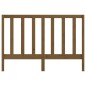 vidaXL Cabecero de cama madera maciza de pino marrón miel 126x4x100 cm vidaXL Cabecero de cama madera maciza de pino marrón miel 126x4x100 cm