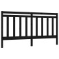 vidaXL Cabecero de cama madera maciza de pino negro 186x4x100 cm vidaXL Cabecero de cama madera maciza de pino negro 186x4x100 cm