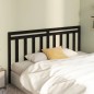 vidaXL Cabecero de cama madera maciza de pino negro 186x4x100 cm vidaXL Cabecero de cama madera maciza de pino negro 186x4x100 cm