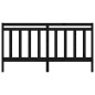 vidaXL Cabecero de cama madera maciza de pino negro 186x4x100 cm vidaXL Cabecero de cama madera maciza de pino negro 186x4x100 cm
