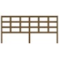 vidaXL Cabecero de cama madera maciza de pino marrón miel 205x4x100 cm vidaXL Cabecero de cama madera maciza de pino marrón miel 205x4x100 cm