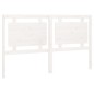 vidaXL Cabecero de cama madera maciza de pino blanco 165,5x4x100 cm vidaXL Cabecero de cama madera maciza de pino blanco 165,5x4x100 cm