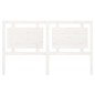 vidaXL Cabecero de cama madera maciza de pino blanco 165,5x4x100 cm vidaXL Cabecero de cama madera maciza de pino blanco 165,5x4x100 cm