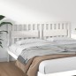 vidaXL Cabecero de cama madera maciza de pino blanco 185,5x4x100 cm vidaXL Cabecero de cama madera maciza de pino blanco 185,5x4x100 cm
