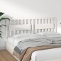 vidaXL Cabecero de cama madera maciza de pino blanco 185,5x4x100 cm vidaXL Cabecero de cama madera maciza de pino blanco 185,5x4x100 cm