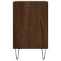 vidaXL Mesita de noche madera de ingeniería roble marrón 40x30x50 cm vidaXL Mesita de noche madera de ingeniería roble marrón 40x30x50 cm