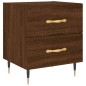 vidaXL Mesita de noche madera de ingeniería roble marrón 40x35x47,5 cm vidaXL Mesita de noche madera de ingeniería roble marrón 40x35x47,5 cm