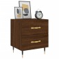 vidaXL Mesita de noche madera de ingeniería roble marrón 40x35x47,5 cm vidaXL Mesita de noche madera de ingeniería roble marrón 40x35x47,5 cm