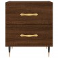 vidaXL Mesita de noche madera de ingeniería roble marrón 40x35x47,5 cm vidaXL Mesita de noche madera de ingeniería roble marrón 40x35x47,5 cm