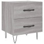 vidaXL Mesita de noche madera de ingeniería gris Sonoma 40x35x47,5 cm vidaXL Mesita de noche madera de ingeniería gris Sonoma 40x35x47,5 cm