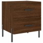 vidaXL Mesita de noche madera de ingeniería roble marrón 40x35x47,5 cm vidaXL Mesita de noche madera de ingeniería roble marrón 40x35x47,5 cm