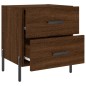 vidaXL Mesita de noche madera de ingeniería roble marrón 40x35x47,5 cm vidaXL Mesita de noche madera de ingeniería roble marrón 40x35x47,5 cm