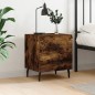 vidaXL Mesita de noche madera ingeniería roble ahumado 40x35x47,5 cm vidaXL Mesita de noche madera ingeniería roble ahumado 40x35x47,5 cm