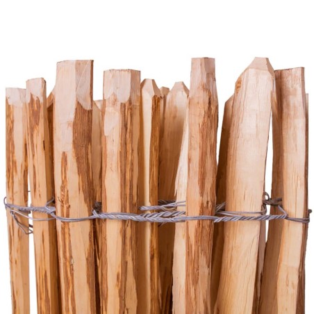 vidaXL Valla de jardin de madera de avellano 120x250 cm