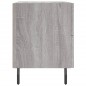 vidaXL Mesita de noche madera de ingeniería gris Sonoma 40x35x47,5 cm vidaXL Mesita de noche madera de ingeniería gris Sonoma 40x35x47,5 cm