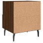 vidaXL Mesita de noche madera de ingeniería roble marrón 40x35x47,5 cm vidaXL Mesita de noche madera de ingeniería roble marrón 40x35x47,5 cm
