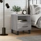 vidaXL Mesita de noche madera de ingeniería gris Sonoma 40x35x47,5 cm vidaXL Mesita de noche madera de ingeniería gris Sonoma 40x35x47,5 cm