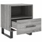 vidaXL Mesita de noche madera de ingeniería gris Sonoma 40x35x47,5 cm vidaXL Mesita de noche madera de ingeniería gris Sonoma 40x35x47,5 cm