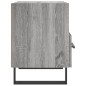 vidaXL Mesita de noche madera de ingeniería gris Sonoma 40x35x47,5 cm vidaXL Mesita de noche madera de ingeniería gris Sonoma 40x35x47,5 cm