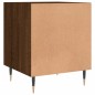 vidaXL Mesita de noche madera de ingeniería marrón roble 40x40x50 cm vidaXL Mesita de noche madera de ingeniería marrón roble 40x40x50 cm