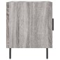 vidaXL Mesita de noche madera de ingeniería gris Sonoma 40x40x50 cm vidaXL Mesita de noche madera de ingeniería gris Sonoma 40x40x50 cm