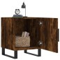 vidaXL Mesita de noche madera de ingeniería roble ahumado 40x40x50 cm vidaXL Mesita de noche madera de ingeniería roble ahumado 40x40x50 cm