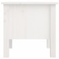 vidaXL Mesa auxiliar de madera maciza de pino blanco 40x40x39 cm vidaXL Mesa auxiliar de madera maciza de pino blanco 40x40x39 cm