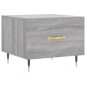 vidaXL Mesa de centro madera contrachapada gris Sonoma 50x50x40 cm vidaXL Mesa de centro madera contrachapada gris Sonoma 50x50x40 cm