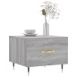 vidaXL Mesa de centro madera contrachapada gris Sonoma 50x50x40 cm vidaXL Mesa de centro madera contrachapada gris Sonoma 50x50x40 cm