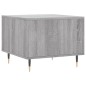 vidaXL Mesa de centro madera contrachapada gris Sonoma 50x50x40 cm vidaXL Mesa de centro madera contrachapada gris Sonoma 50x50x40 cm
