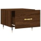 vidaXL Mesa de centro madera contrachapada roble marrón 50x50x40 cm vidaXL Mesa de centro madera contrachapada roble marrón 50x50x40 cm