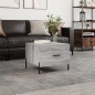 vidaXL Mesa de centro madera contrachapada gris Sonoma 50x50x40 cm vidaXL Mesa de centro madera contrachapada gris Sonoma 50x50x40 cm